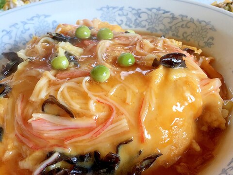 天津飯（かに玉丼）